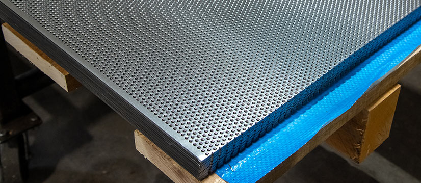 Finished perforated sheets