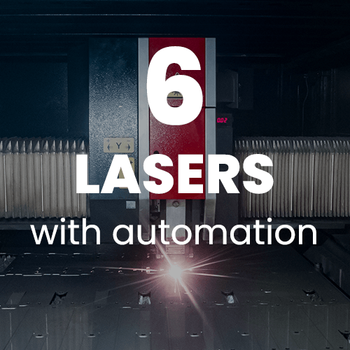 6 lasers with automation